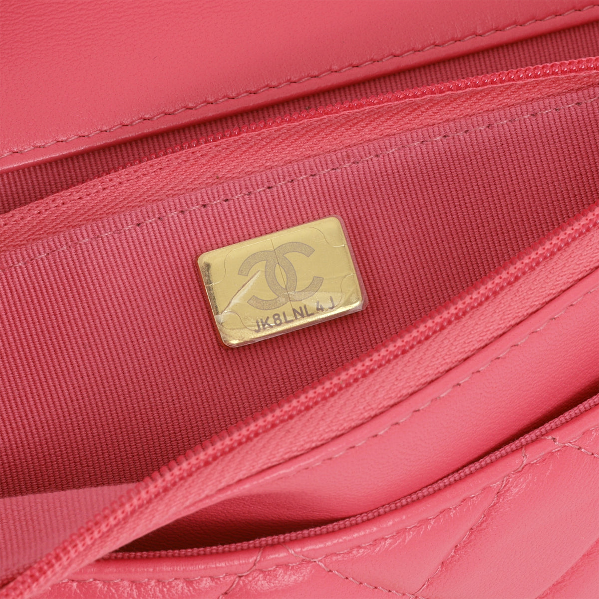Chanel COCO Heart WOC - Bright Pink Lambskin | Aged Gold Hardware