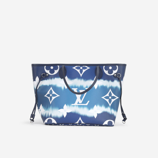 Louis Vuitton Neverfull MM - Navy Escale Monogram | Silver Hardware