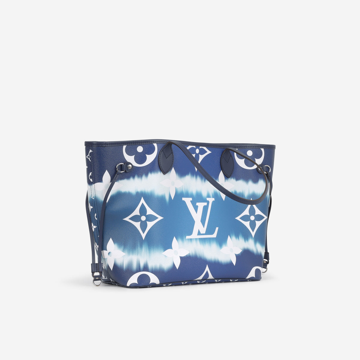 Louis Vuitton Neverfull MM - Navy Escale Monogram | Silver Hardware