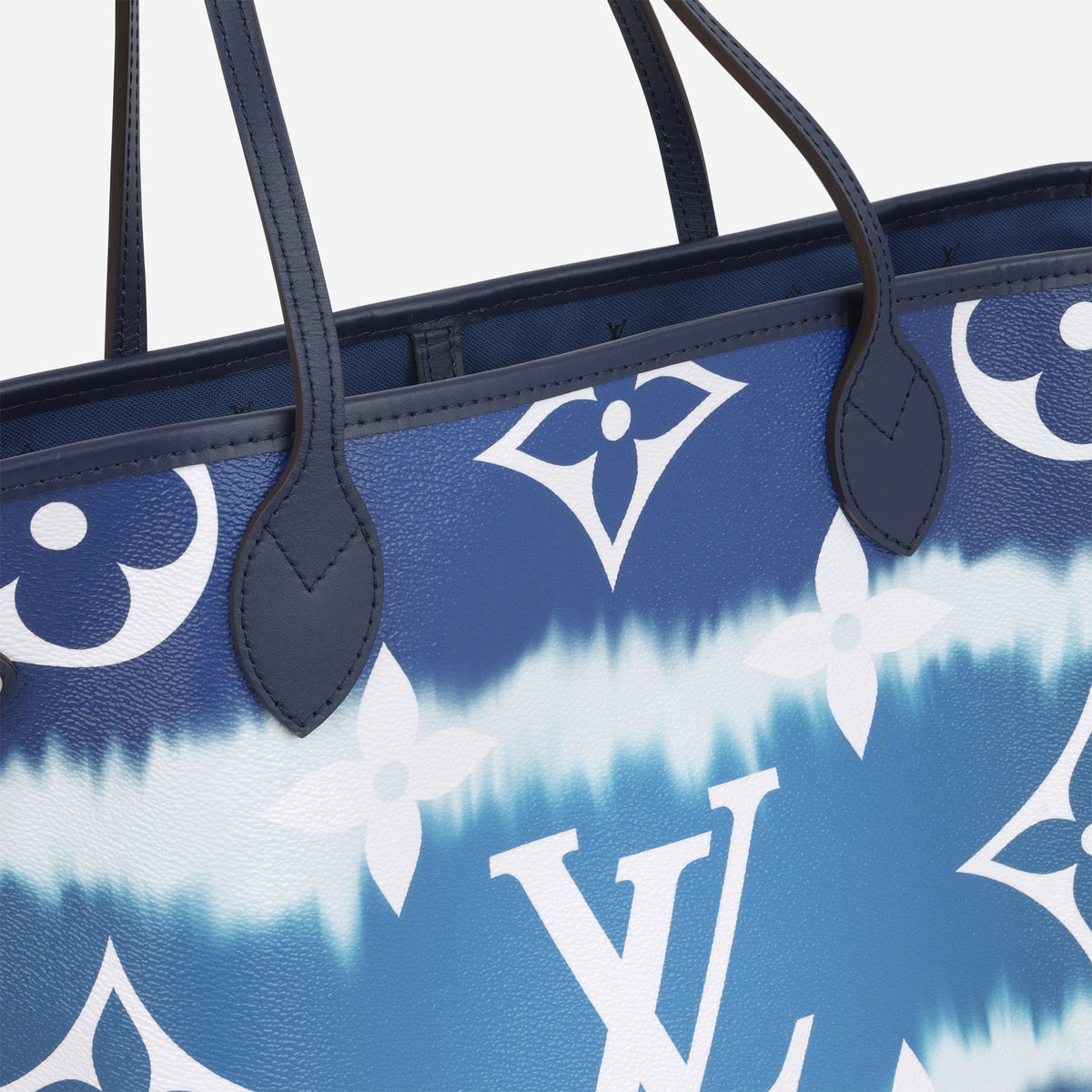 Louis Vuitton Neverfull MM - Navy Escale Monogram | Silver Hardware