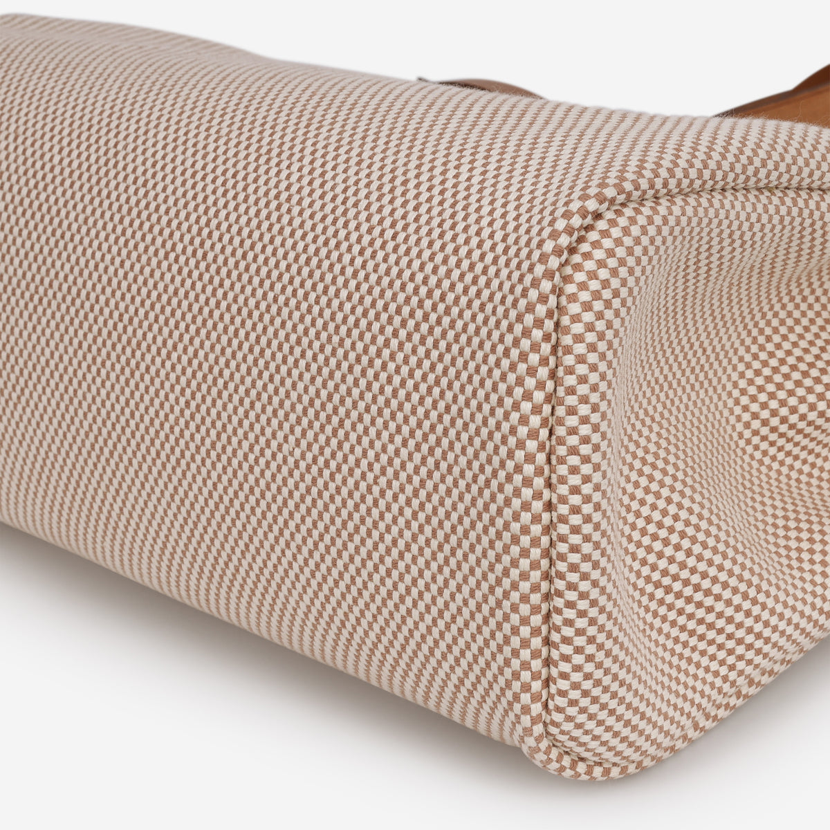 Hermès Herbag 31 - Ecru Viking Criss Toile / Fauve Hunter | Gold Hardware