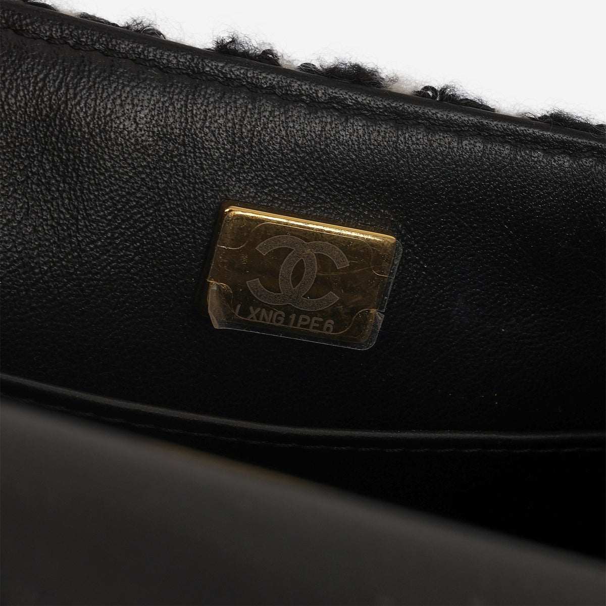 Chanel Mini Square Flap - Sequin Houndstooth Tweed | Gold Hardware