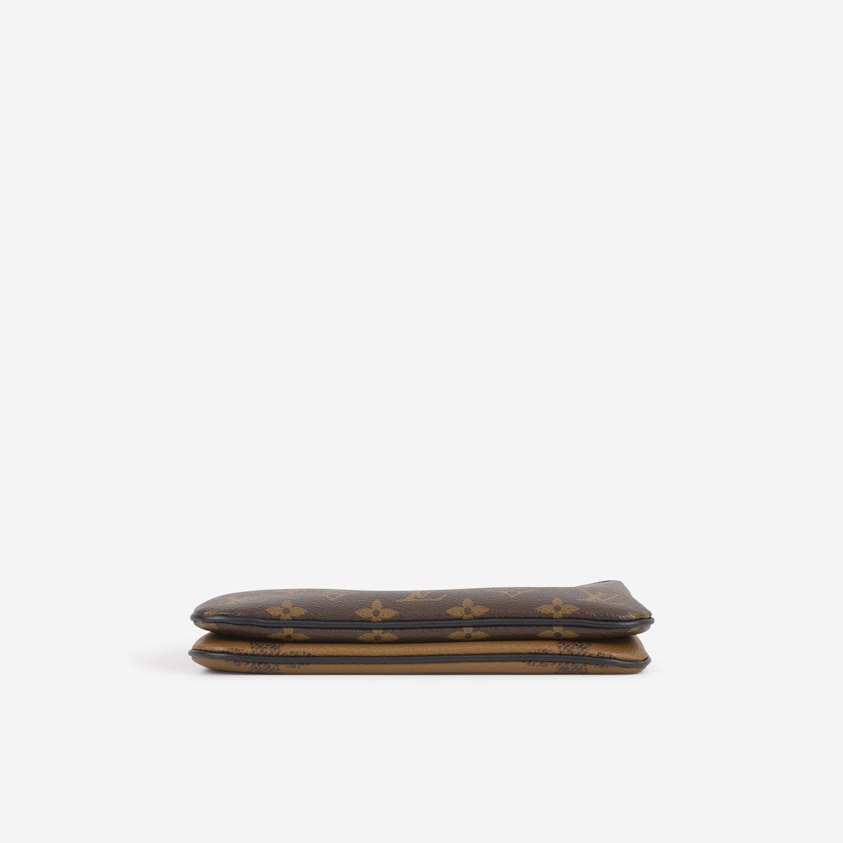 Louis Vuitton Double Zip Pochette - Monogram Giant / Reverse | Gold Hardware