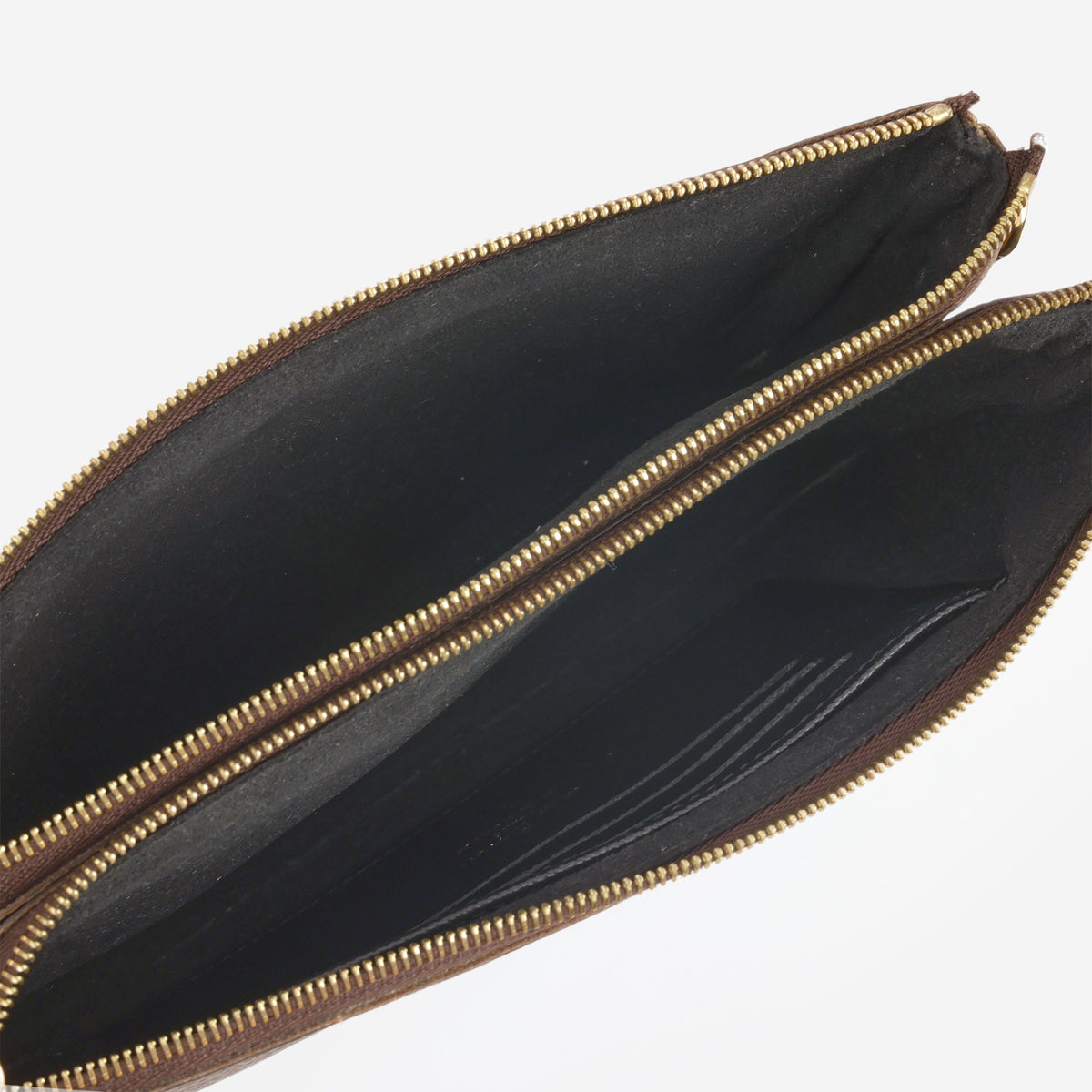 Louis Vuitton Double Zip Pochette - Monogram Giant / Reverse | Gold Hardware