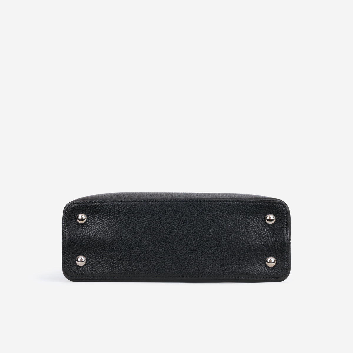 Louis Vuitton Capucines MM - Black Grained Calfskin / Python Handle | Silver Hardware