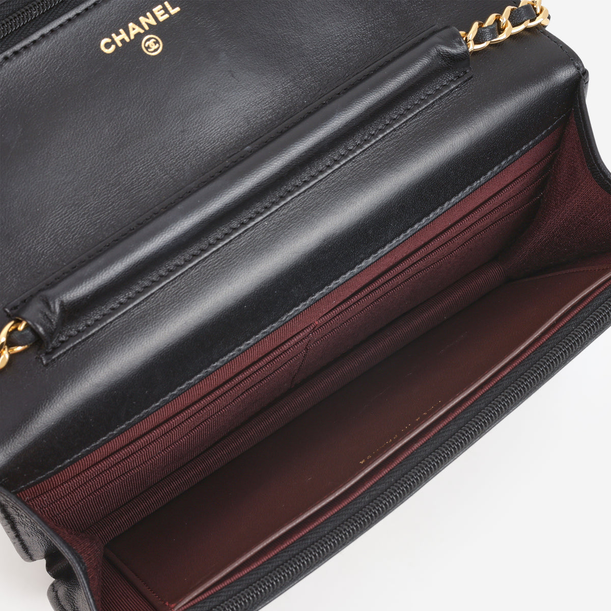 Chanel Classic Wallet on Chain - Black Lambskin | Gold Hardware