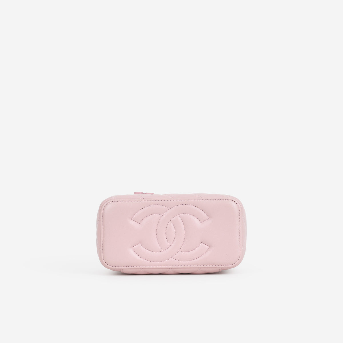 Chanel CC Crush Vanity On Chain - Pink Lambskin Enamel | Gold Hardware