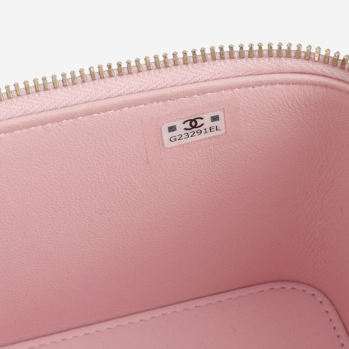Chanel CC Crush Vanity On Chain - Pink Lambskin Enamel | Gold Hardware