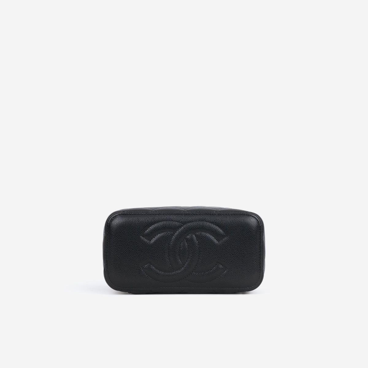 Chanel Small Vanity on Chain - Black Caviar | Champagne Gold Hardware