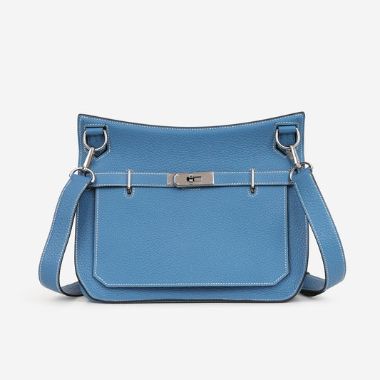 Hermès Jypsière 28 - Bleu Jean Clemence | Palladium Hardware