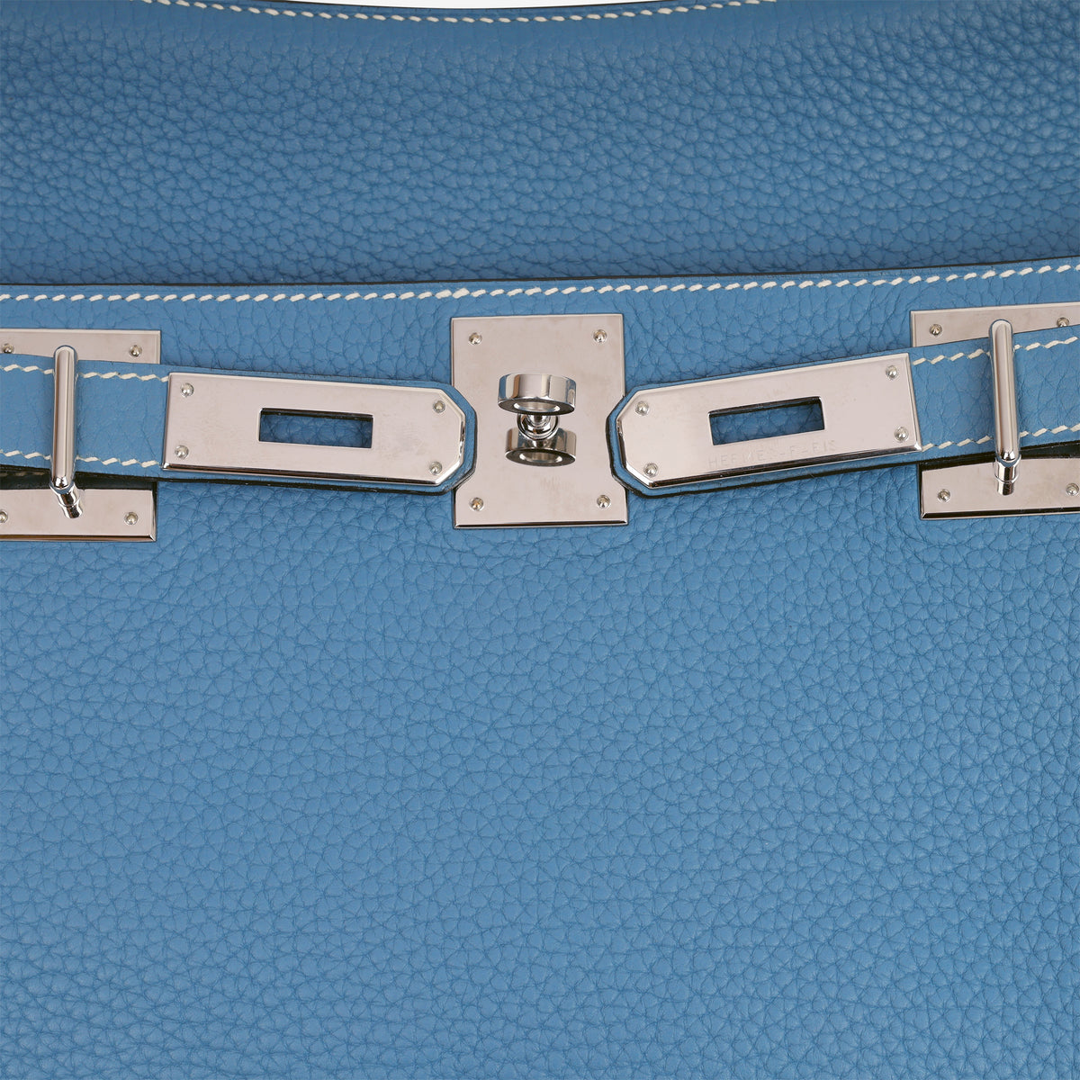 Hermès Jypsière 28 - Bleu Jean Clemence | Palladium Hardware