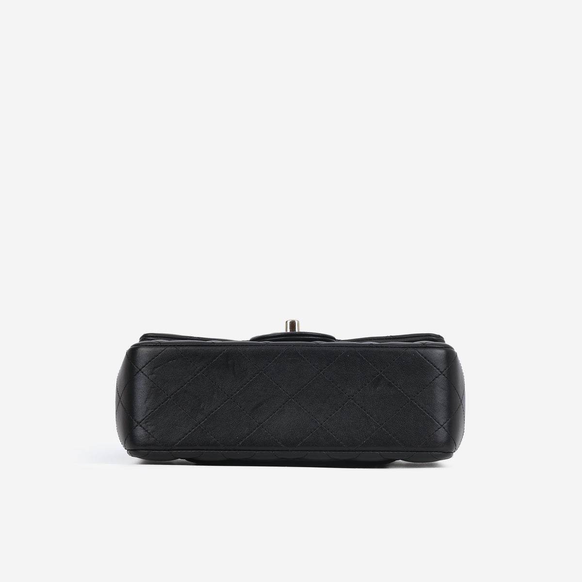 Chanel Mini Rectangular Top Handle - Black Lambskin | Champagne Gold Hardware
