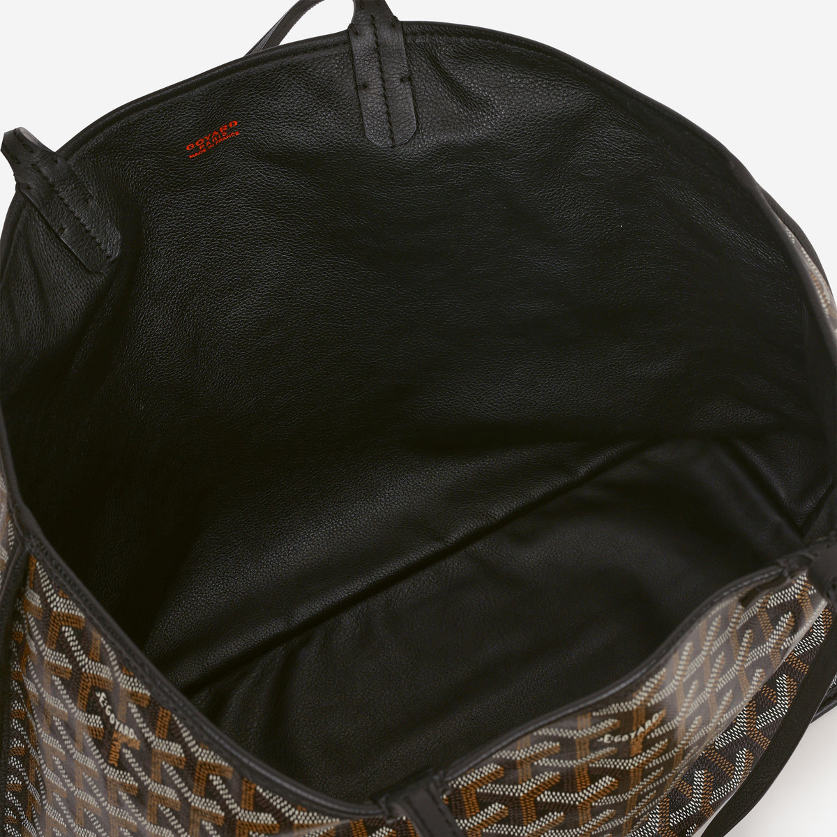 Goyard Anjou GM - Black / Tan Goyardine | Palladium Hardware - Bagista
