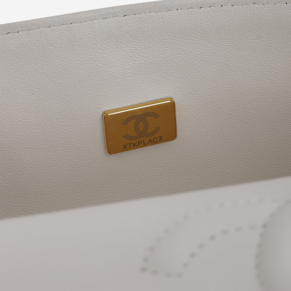 Chanel Small Classic Flap - White Caviar | Champagne Gold Hardware