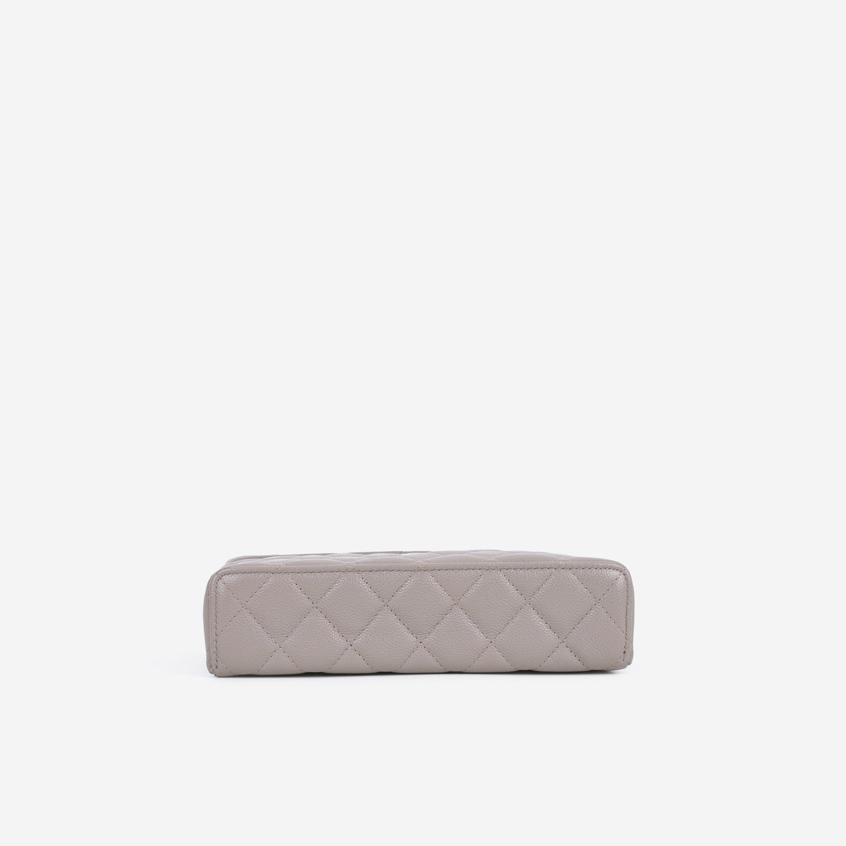 Chanel Top Handle Vanity With Chain - Grey Caviar | Silver Hardware