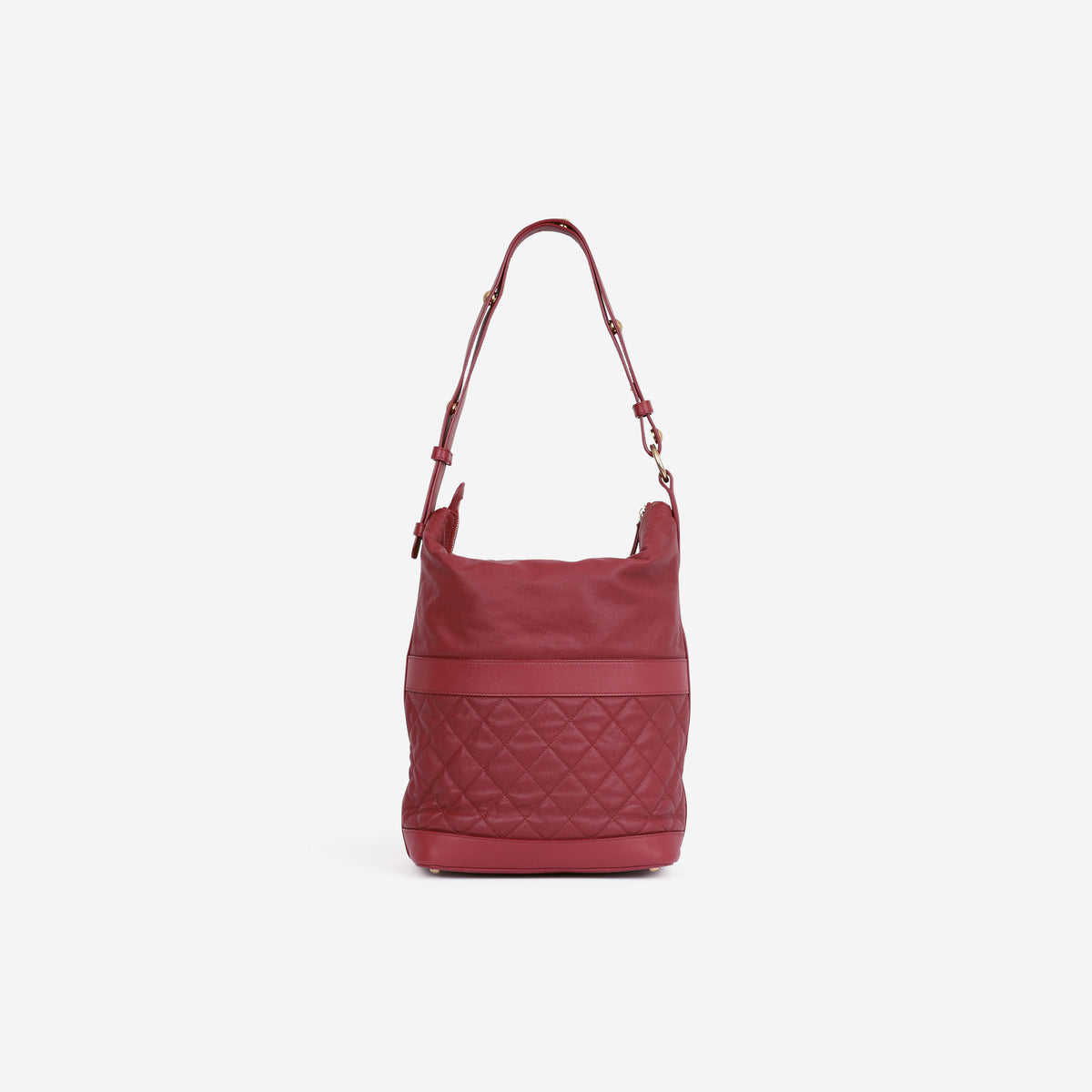 Chanel Casual Style Hobo - Red Caviar | Aged Gold Hardware