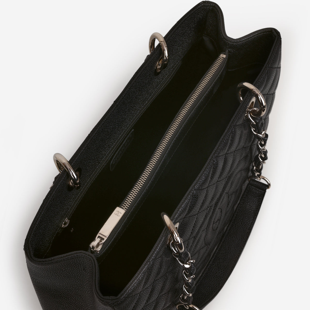 Chanel GST - Black Caviar | Silver Hardware
