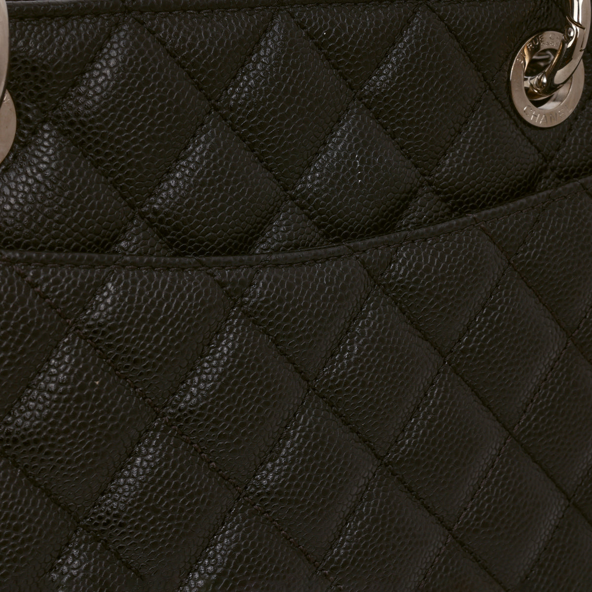 Chanel GST - Black Caviar | Silver Hardware