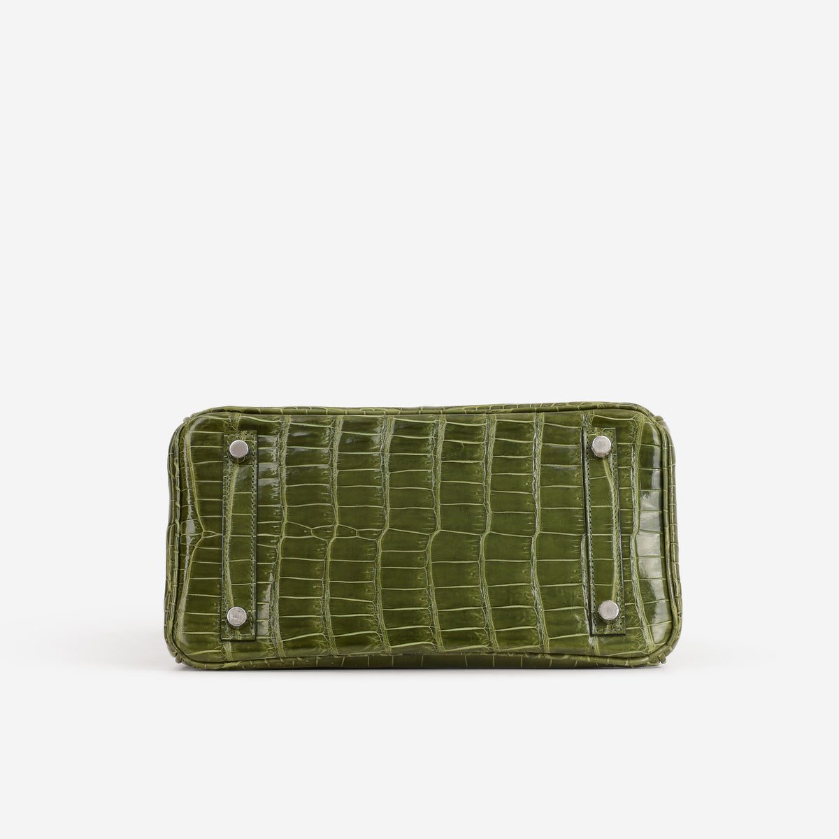 Hermès Birkin 25 - Vert Veronese Crocodile Porosus | Palladium Hardware