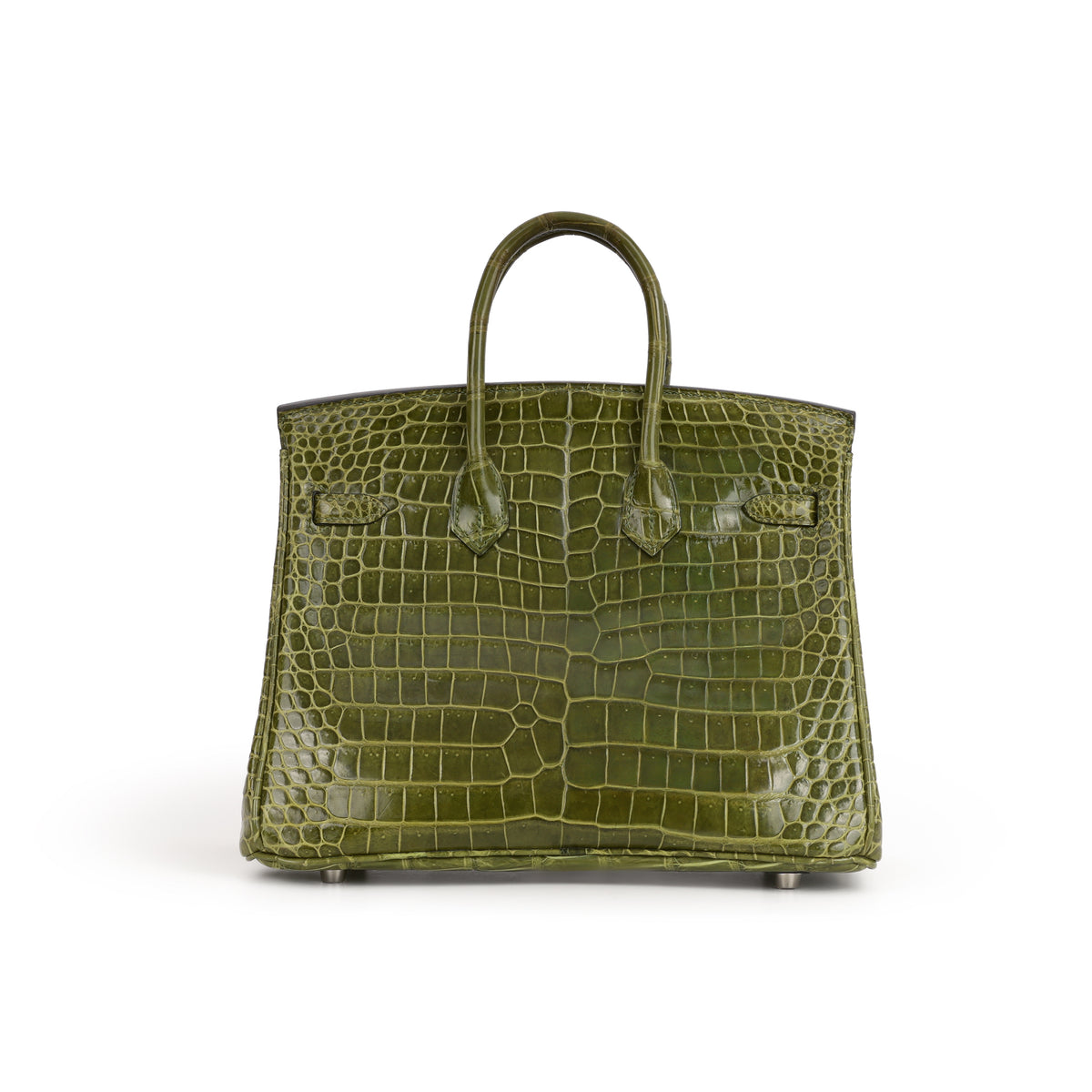 Hermès Birkin 25 - Vert Veronese Crocodile Porosus | Palladium Hardware