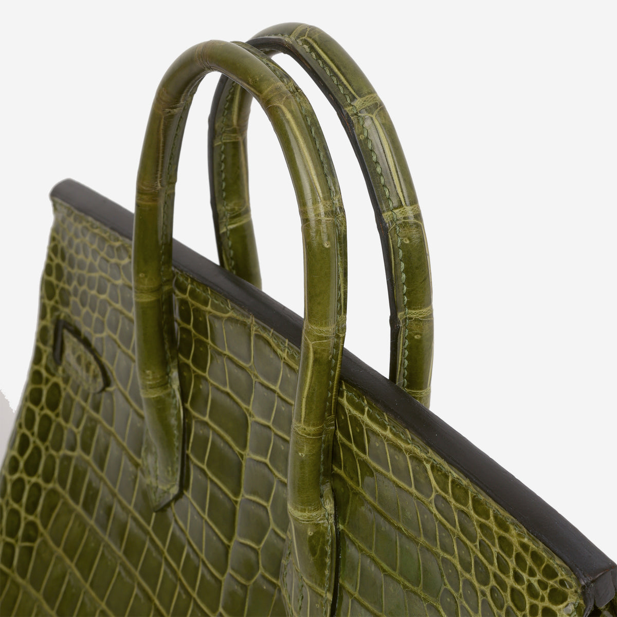 Hermès Birkin 25 - Vert Veronese Crocodile Porosus | Palladium Hardware