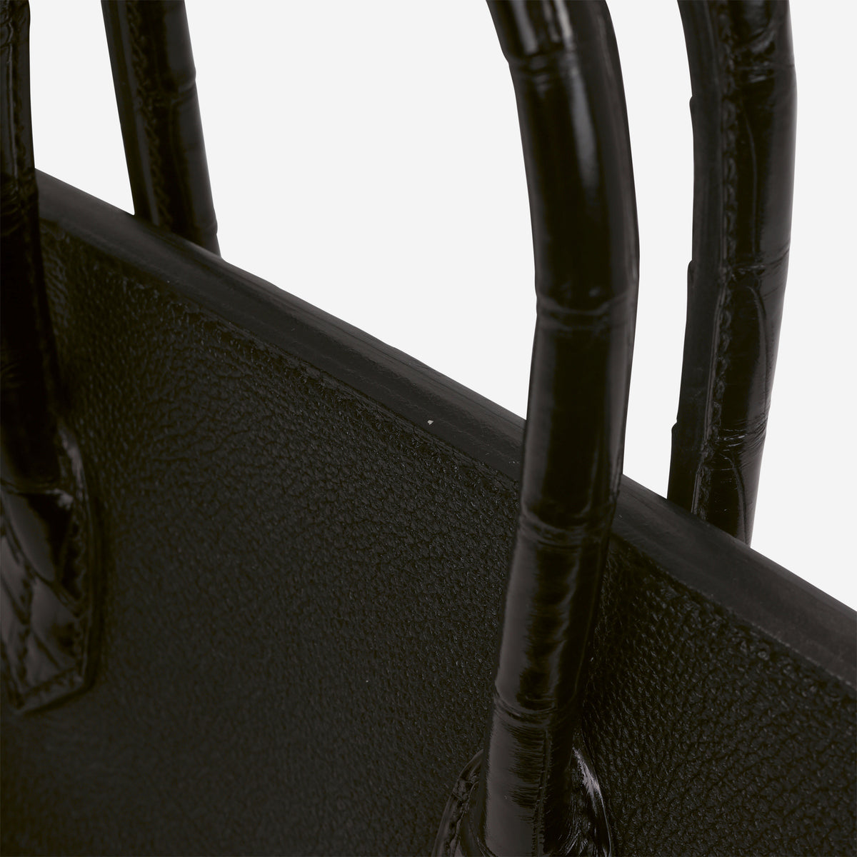 Hermès Birkin 30 Touch - Noir Novillo / Crocodile Niloticus Lisse | Gold Hardware