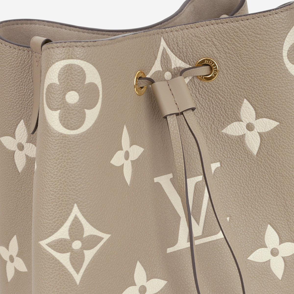 Louis Vuitton NeoNoe Bucket Bag - Bicolor Empreinte | Gold Hardware