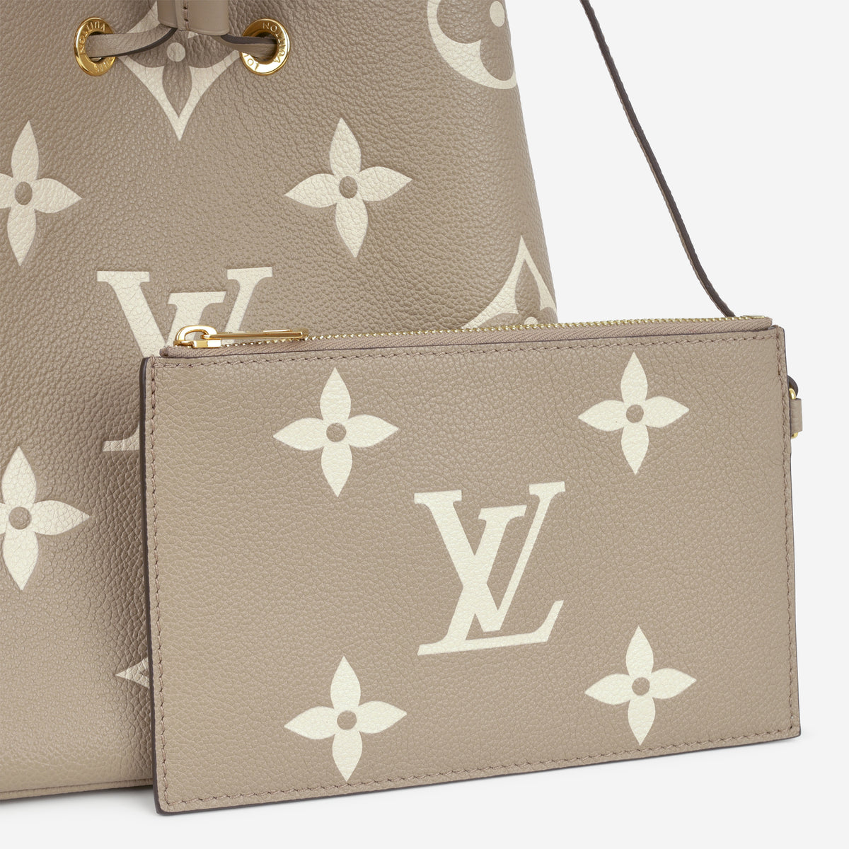 Louis Vuitton NeoNoe Bucket Bag - Bicolor Empreinte | Gold Hardware