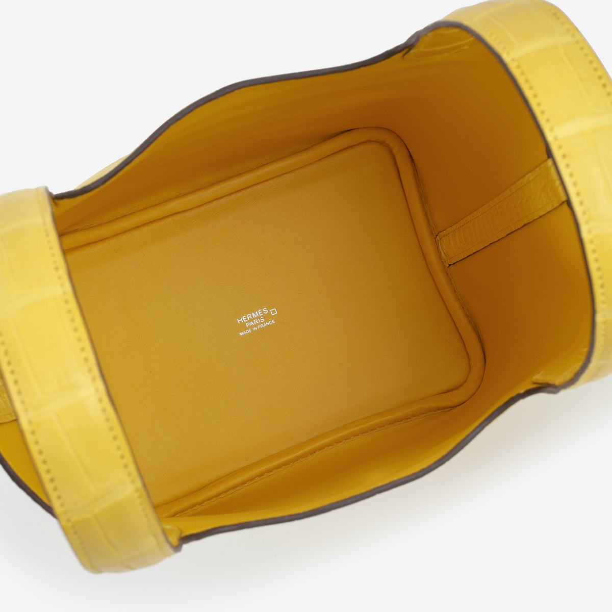 Hermès Picotin 18 - Mimosa Alligator Mississippiensis | Palladium Hardware