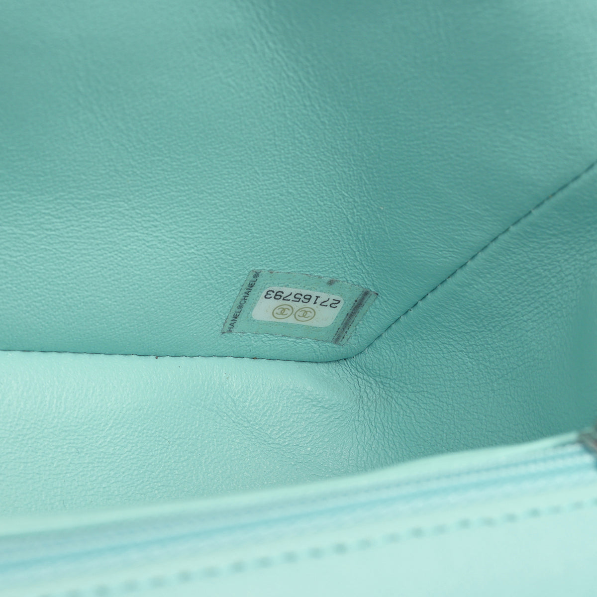 Chanel Mini Rectangular - Tiffany Blue Lambskin | Silver Hardware