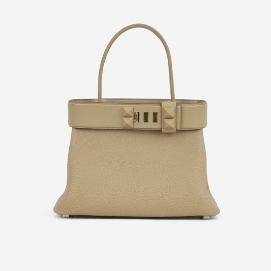 Hermès Medor Bag - Beige Marfa Togo / Swift | Palladium Hardware