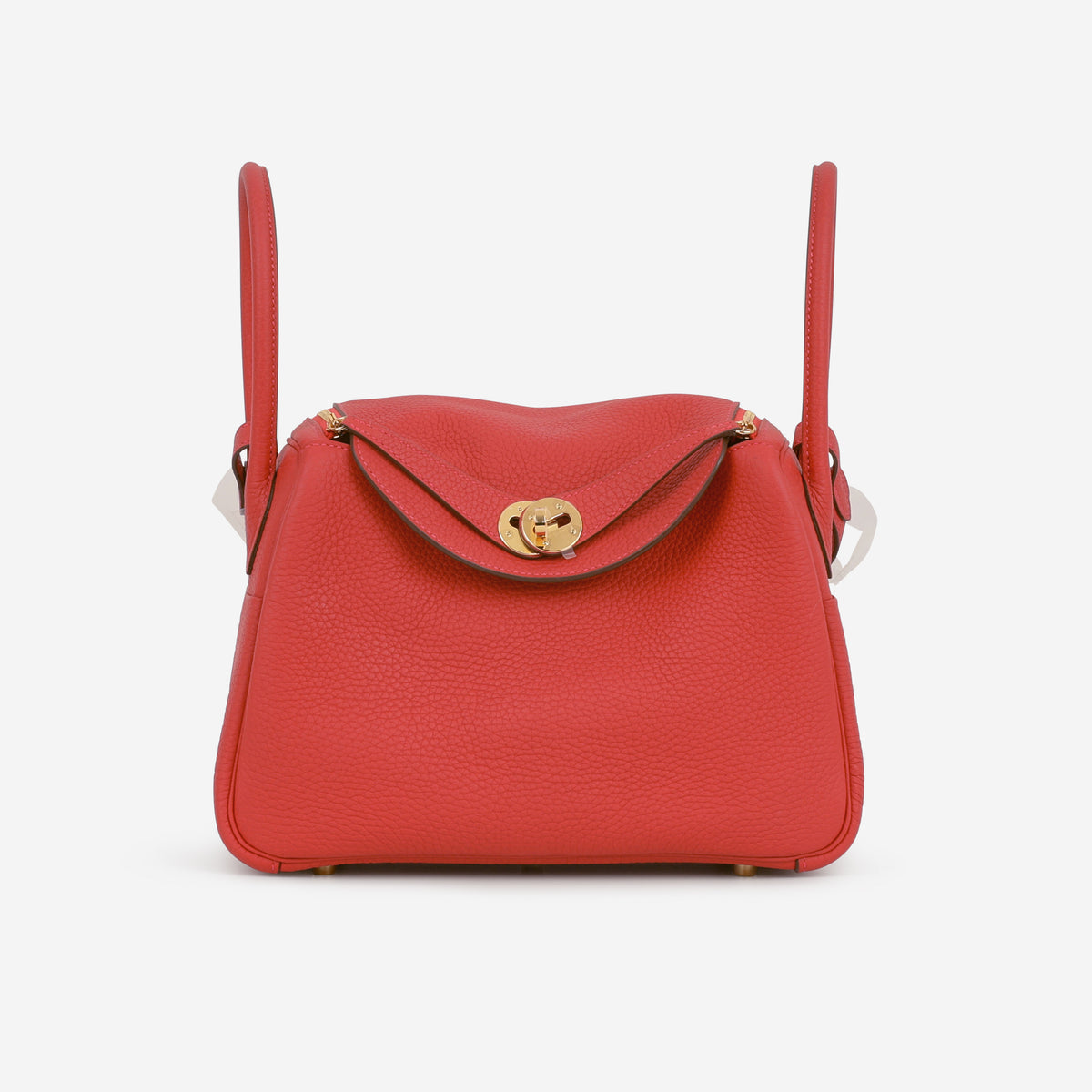 Hermès Lindy 26 - Vermillion Clemence | Gold Hardware