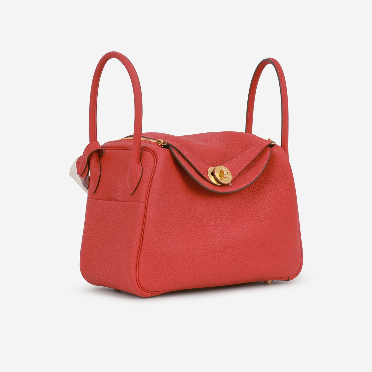 Hermès Lindy 26 - Vermillion Clemence | Gold Hardware