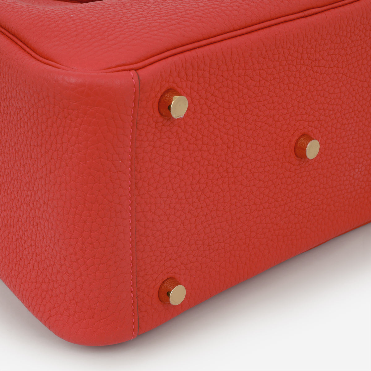 Hermès Lindy 26 - Vermillion Clemence | Gold Hardware