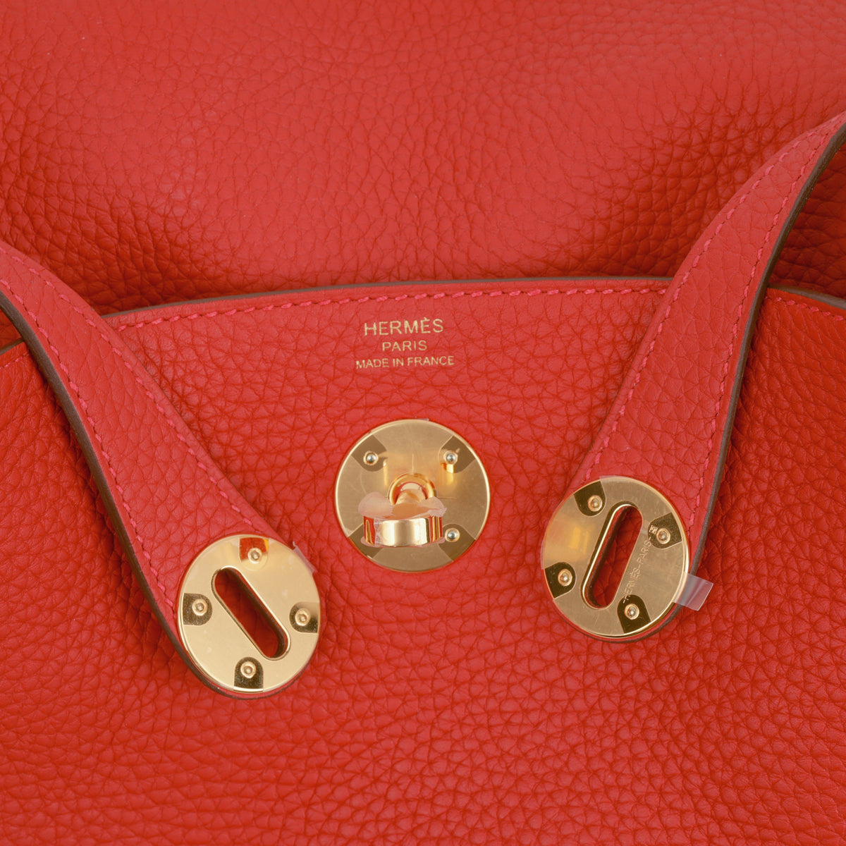 Hermès Lindy 26 - Vermillion Clemence | Gold Hardware