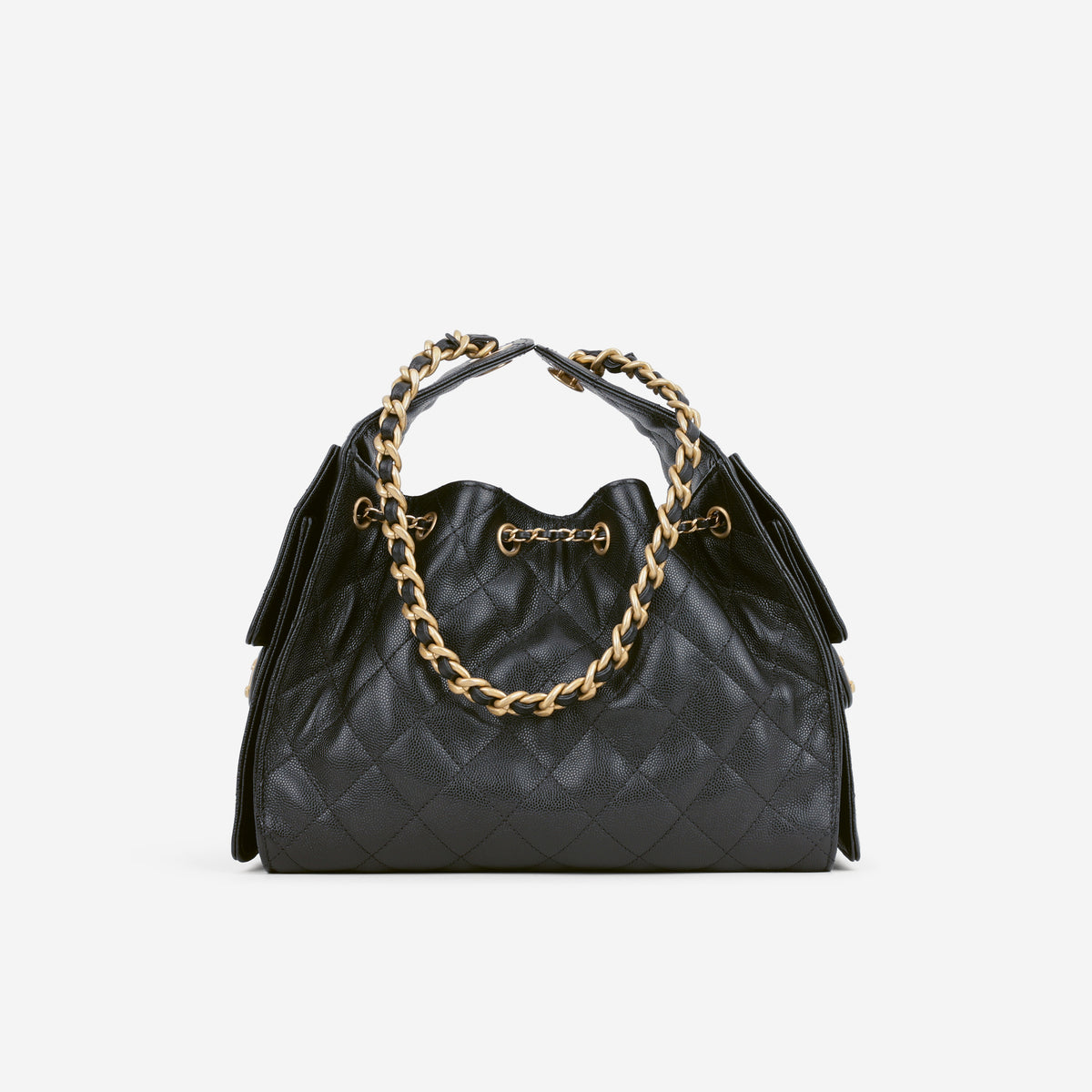 Chanel Small 25 Hobo - Black Caviar | Aged Gold Hardware