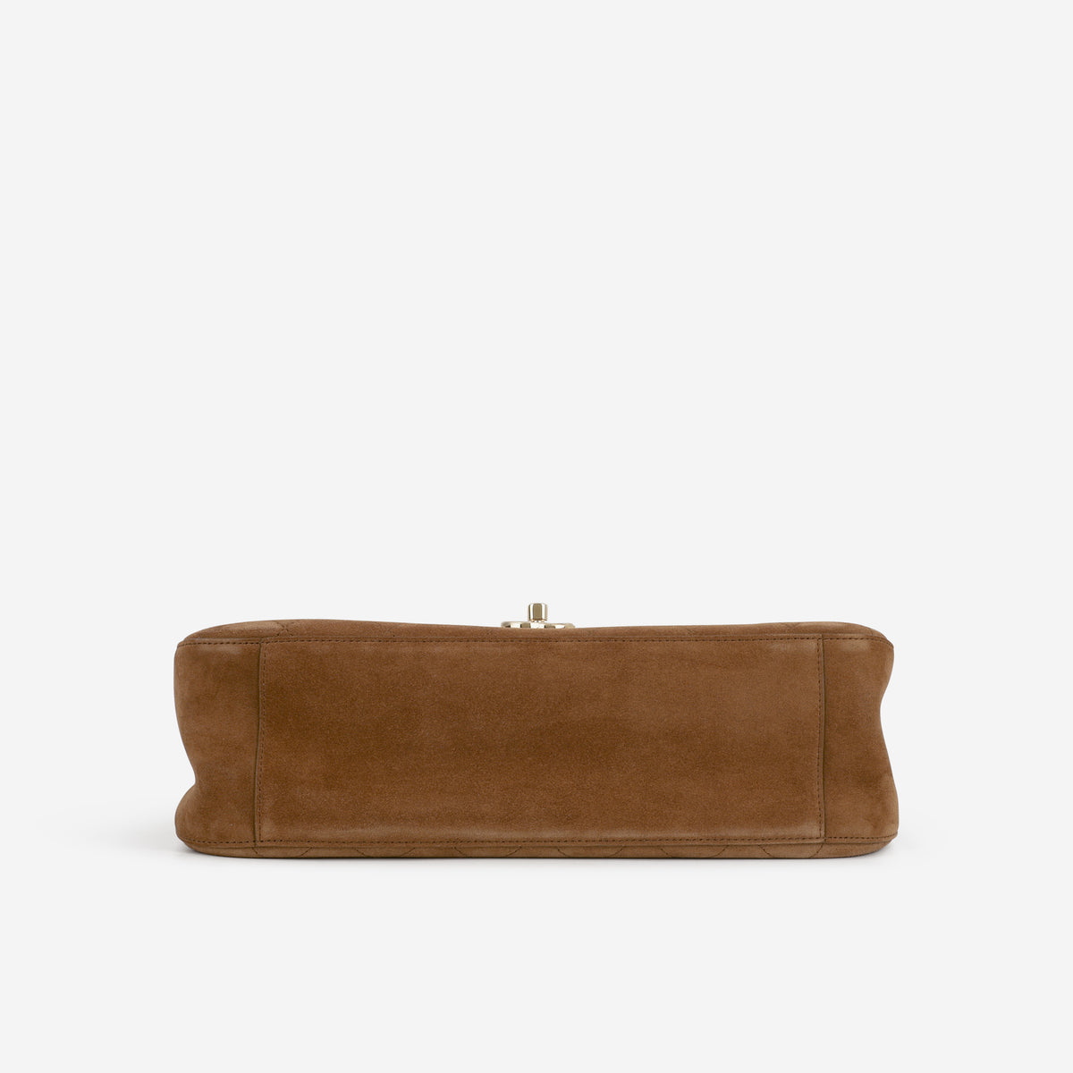 Chanel Maxi Flap 32 - Caramel Suede Goatskin | Gold Hardware