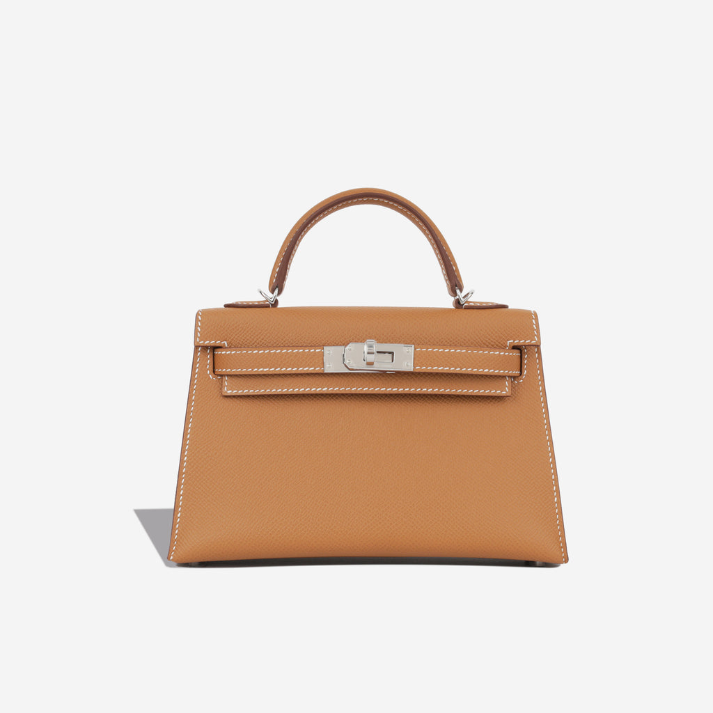 Herm s Mini Kelly 20 Gold Epsom PHW New 2023 Bagista Herm S Mini Kelly 20 Gold Epsom Phw New 2023 Bagista
