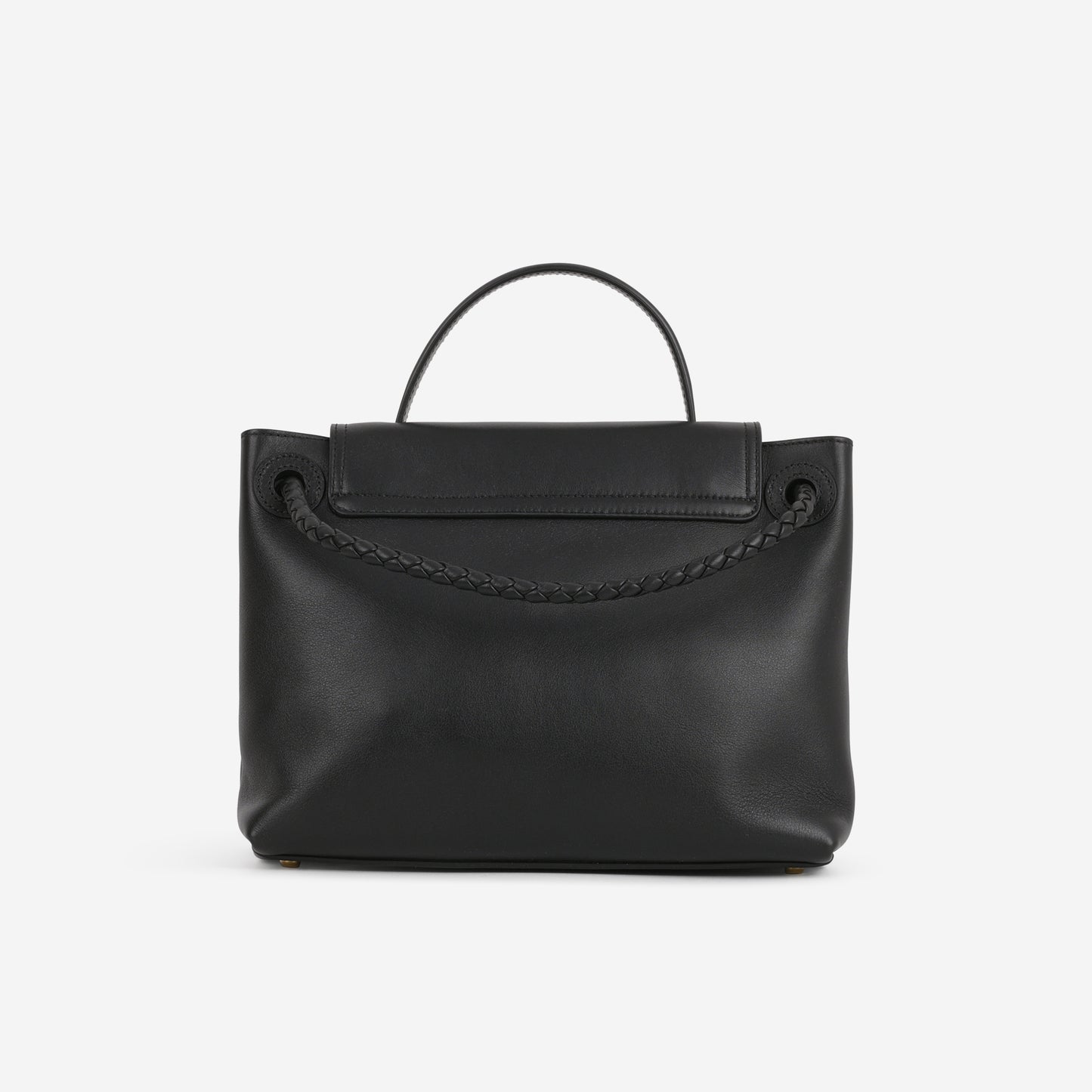 Bottega Small Ciao Ciao - Black Supple Calfskin | Gold Hardware