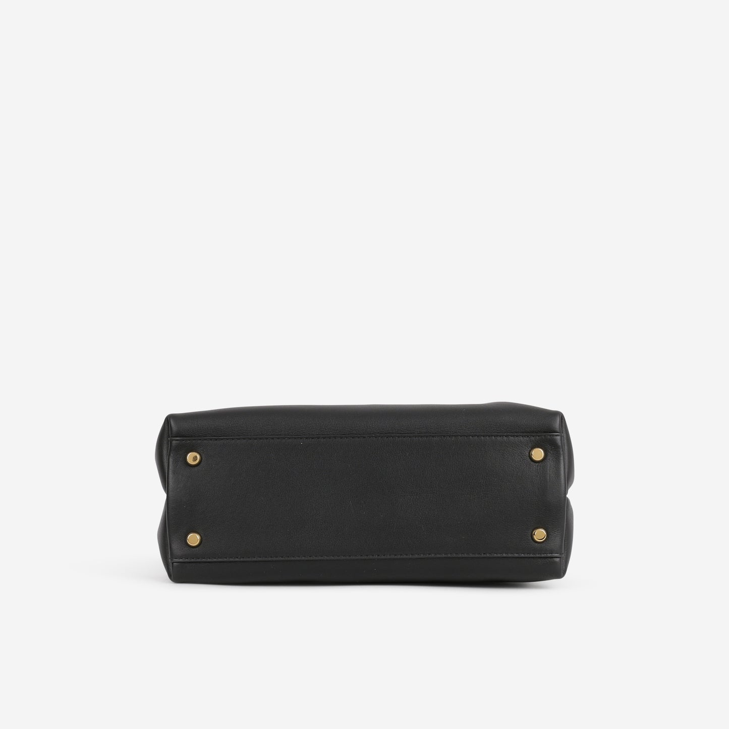 Bottega Small Ciao Ciao - Black Supple Calfskin | Gold Hardware