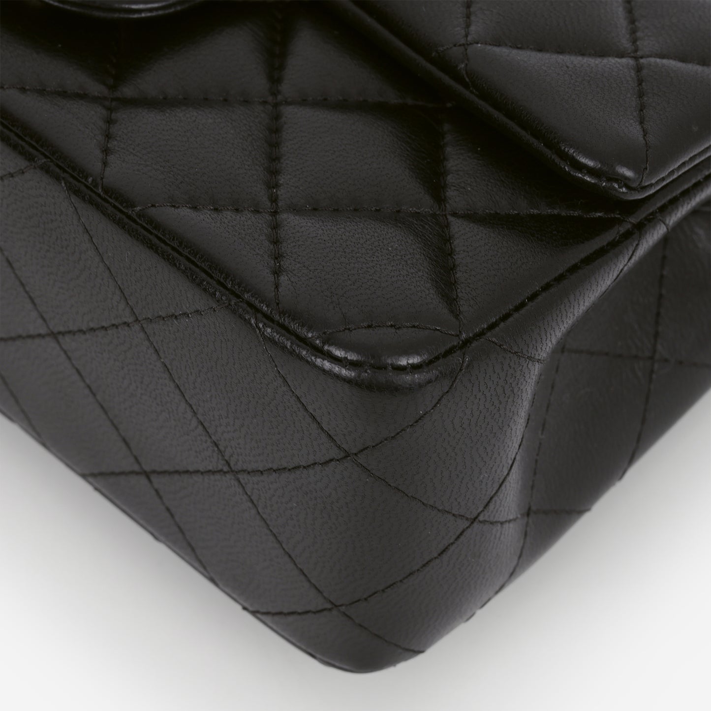 Chanel Mini Rectangular - Black Lambskin | Gunmetal Hardware