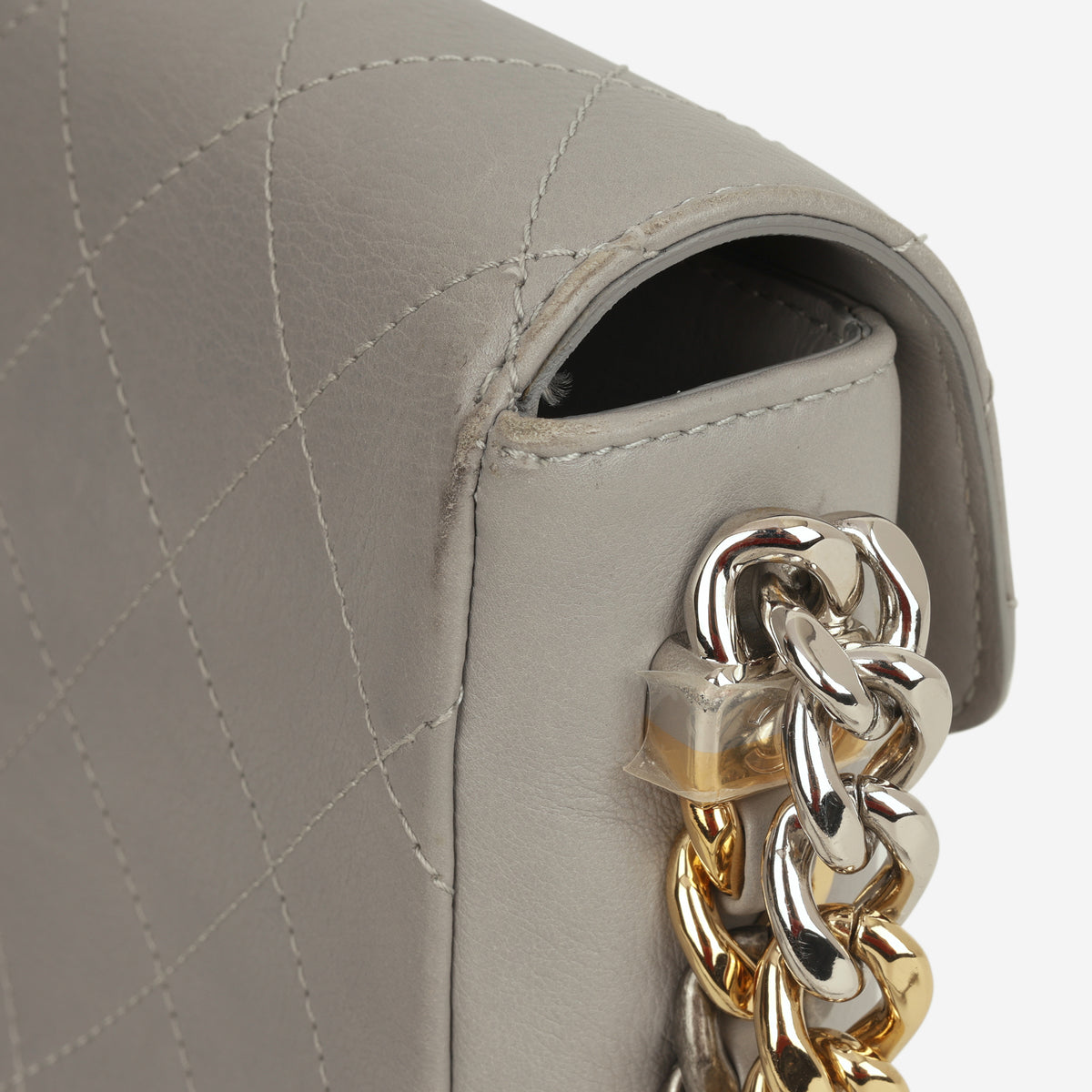Chanel Small Precious Union Flap - Grey Calfskin | Mixed Hardware