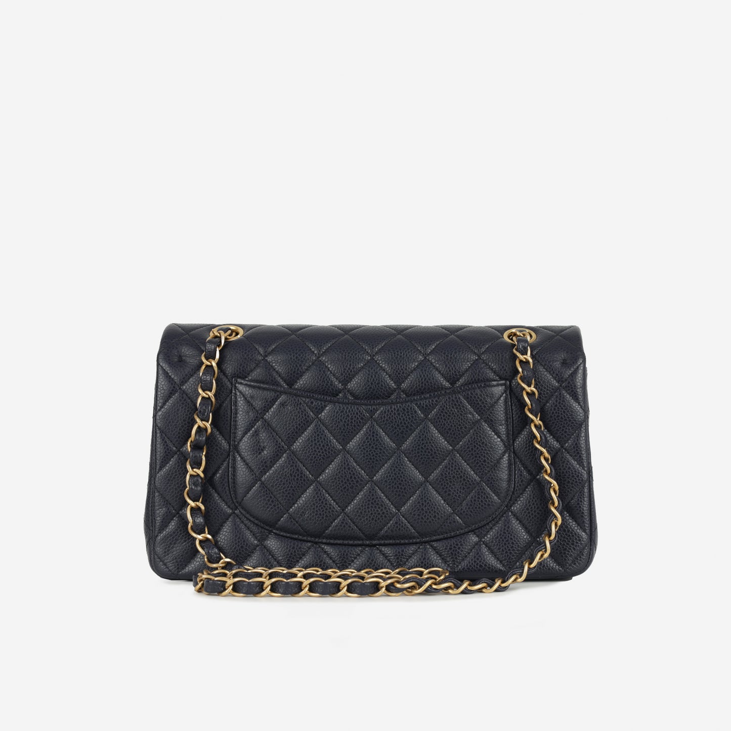 Chanel Medium Classic Flap - Navy Caviar | Gold Hardware