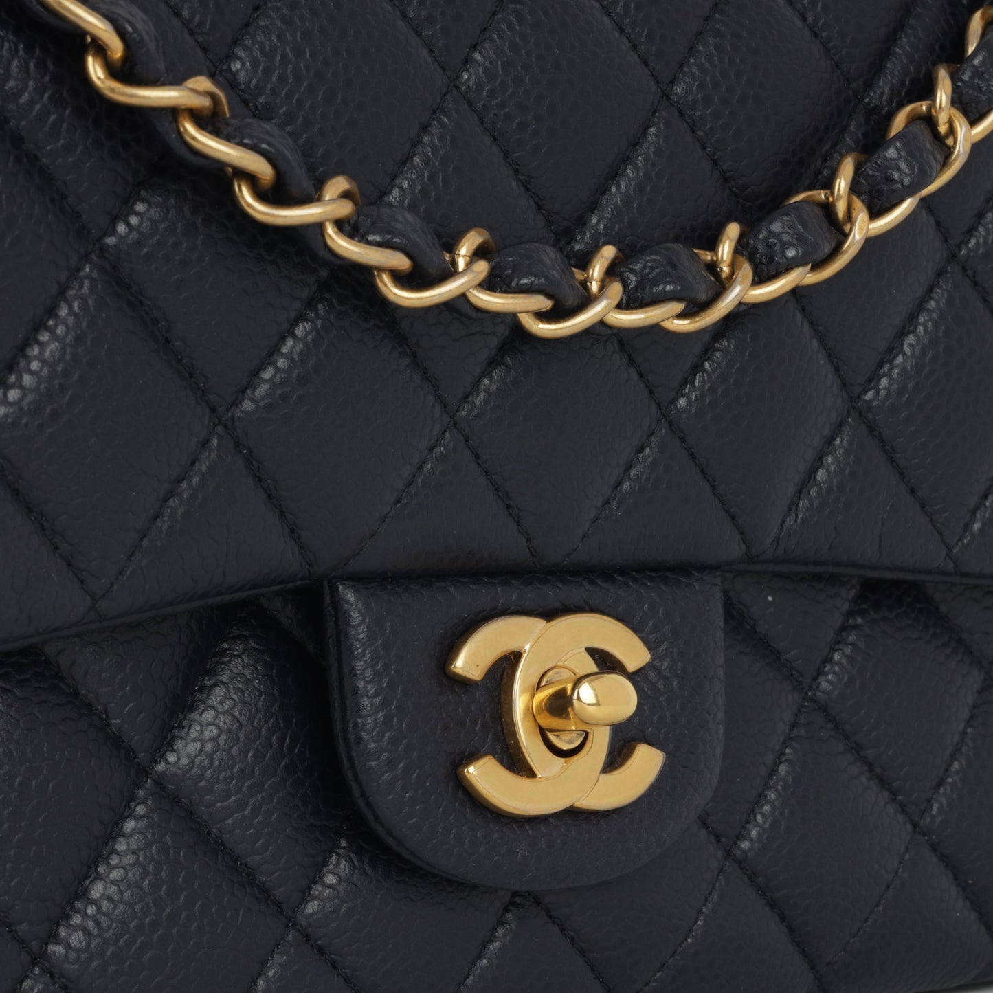 Chanel Medium Classic Flap - Navy Caviar | Gold Hardware