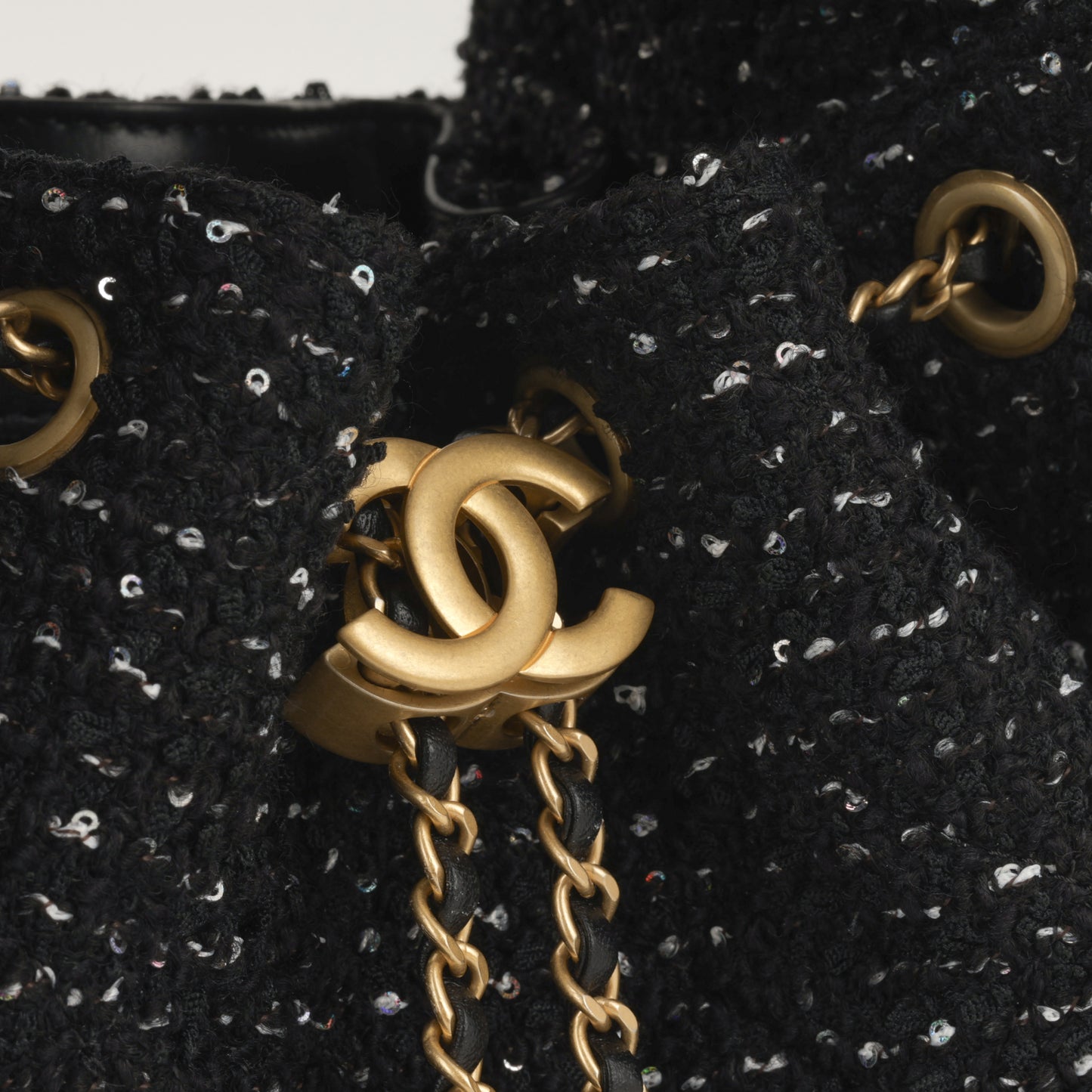 Chanel Small 25 Hobo - Black Tweed | Gold Hardware