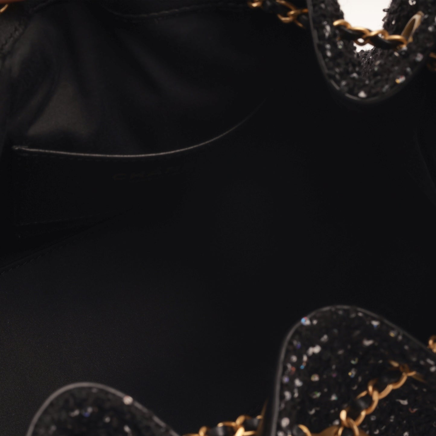 Chanel Small 25 Hobo - Black Tweed | Gold Hardware