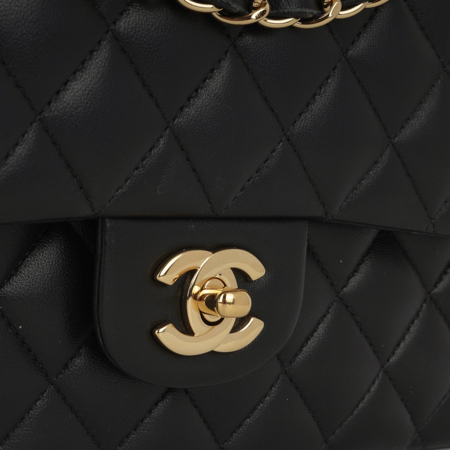 Chanel Medium Classic Flap - Black Lambskin | Gold Hardware