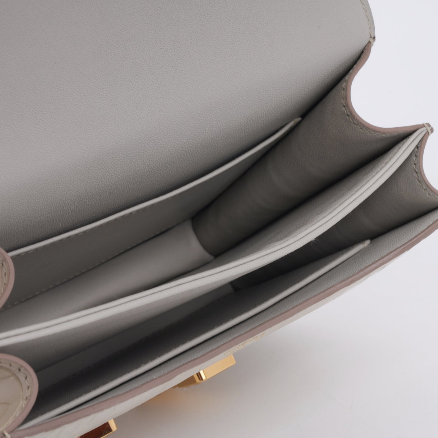 Hermès Constance 18 - Beton Alligator |  Gold Hardware