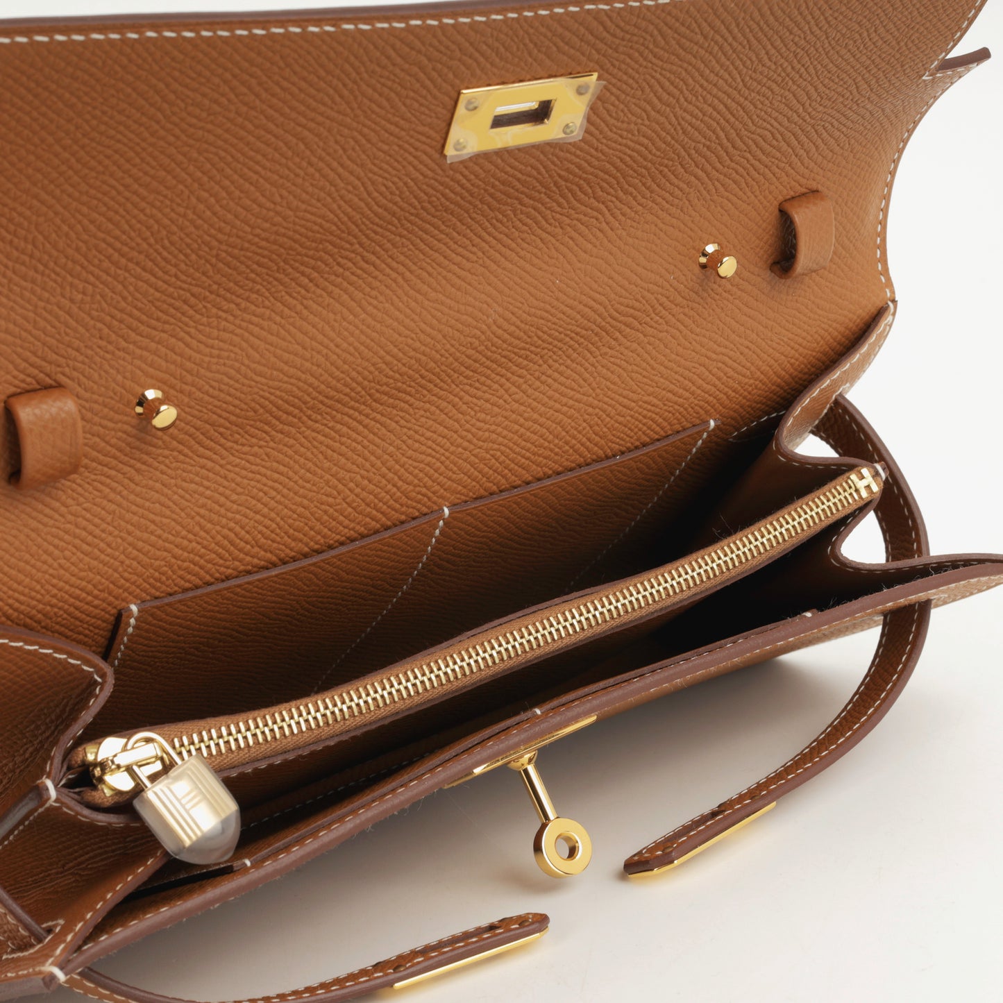 Hermès Kelly To Go Wallet - Gold Epsom | Gold Hardware