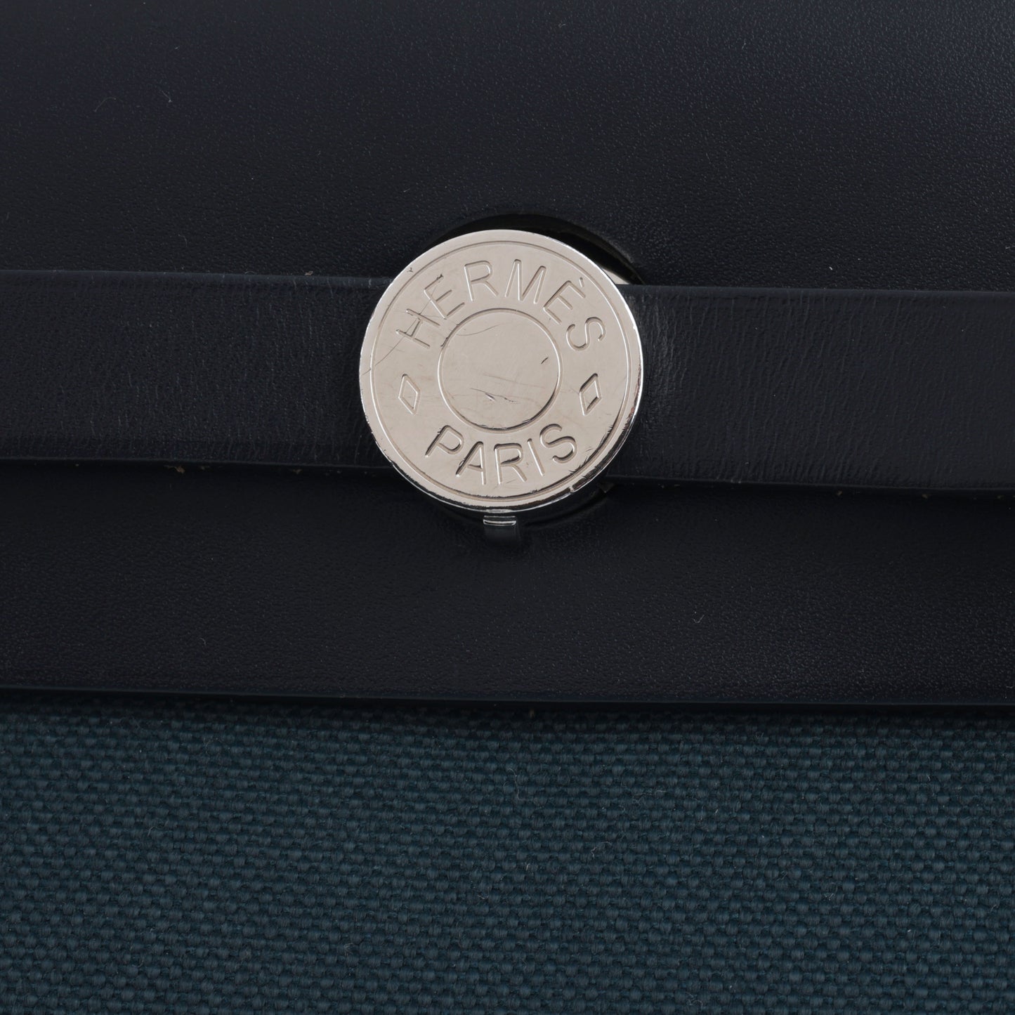 Hermès Herbag 31 - Bleu Ocean Canvas /  Indigo Hunter | Palladium Hardware